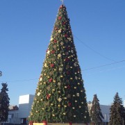 Каркасная ель 10 метров, плёнка ПВХ